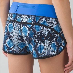 lululemon speed shorts